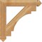Ekena Millwork Merced Arts & Crafts Rough Sawn Bracket, Western Red Cedar, 4"W x 28"D x 28"H BKT04X28X28MRC03RWR - alternate 4